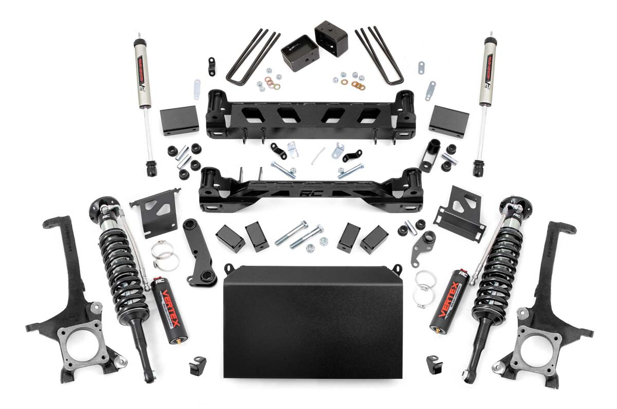 Rough Country 6" Toyota Suspension Lift Kit with V2 Shocks For 07-15 Tundra