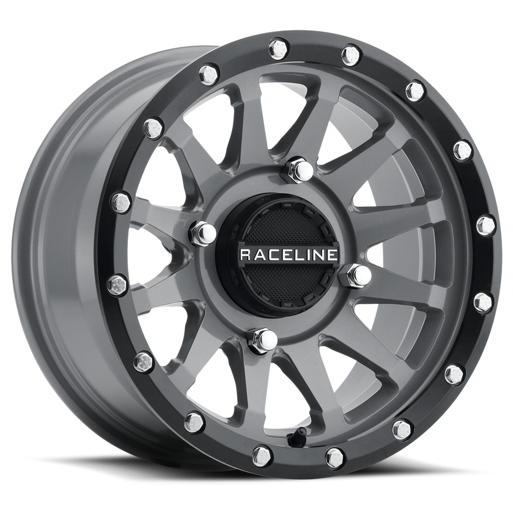 Raceline A95SG Trophy 14x7 4x156 +38 Non-Beadlock Stealth Grey Wheel