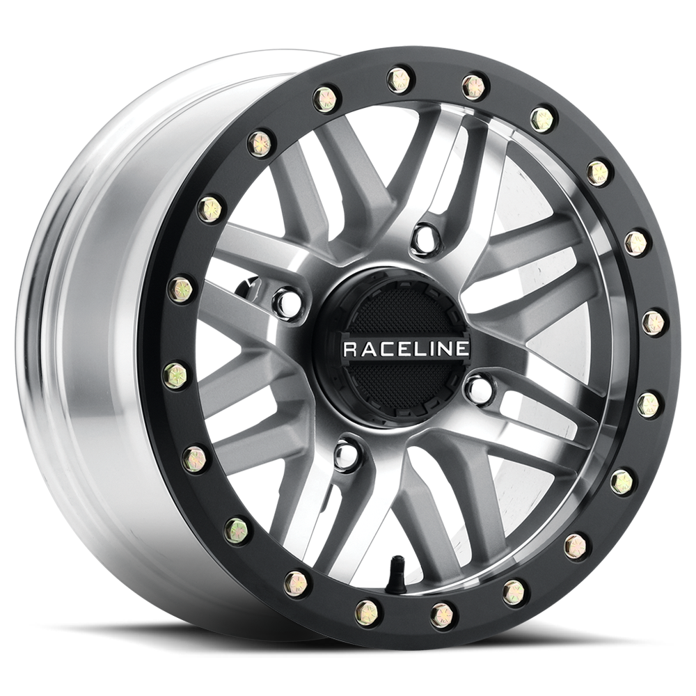 Raceline A91MA Ryno 14x7 4x156 +10 Beadlock Machined Wheel