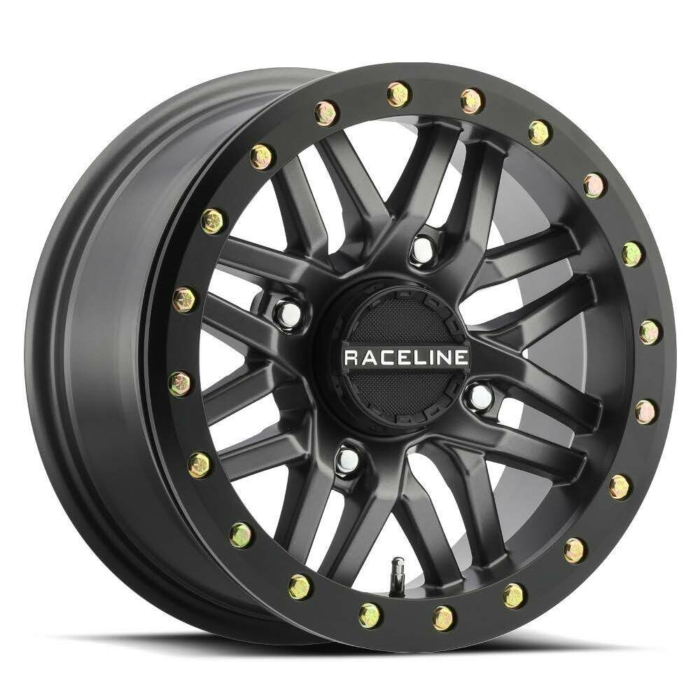 Raceline A91G Ryno 15x7 4x156 +10 Beadlock Gunmetal Wheel