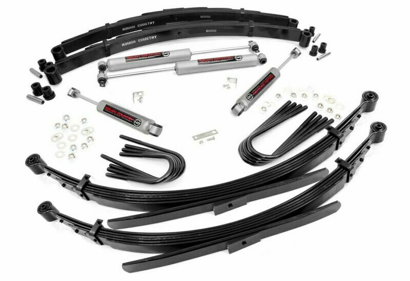 Rough Country 2" Lift Kit With 52in Rear Springs 77-87 Chevy/GMC 3/4-Ton Suburban/C25/K25 Truck
