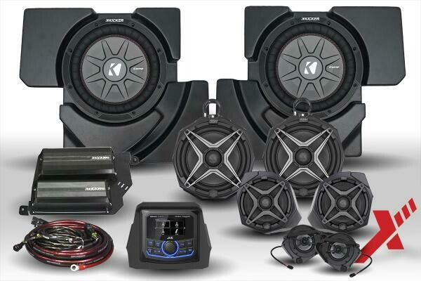 Can-Am X3 Complete Phase X 8-SpeakerPlug-and-Play Audio Kit For 2017 +