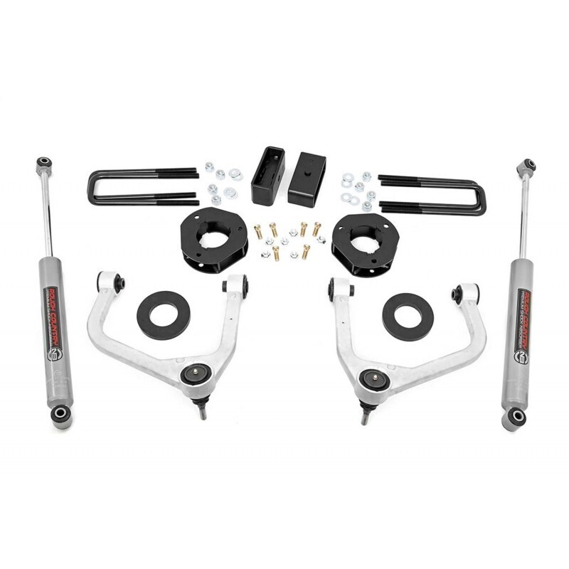 3.5 Inch Suspension Lift Kit W/Upper Control Arms 2019-2024 Chevy Silverado 1500 2WD/4WD
