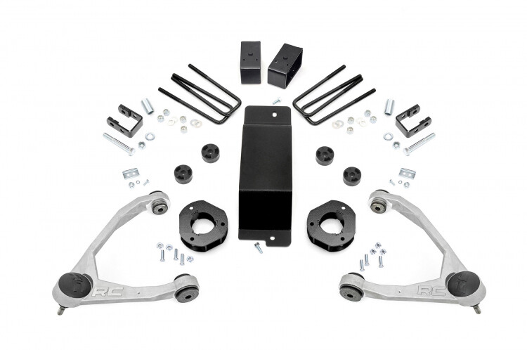 Rough Country 3.5" GMC Suspension Lift Kit For (14-16 Gmc Sierra 1500 Denali 4WD W/Magneride)