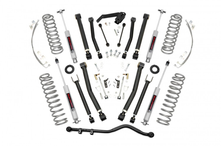 Rough Country 4 Inch Suspension Lift Kit For 07-18 Jeep Wrangler JK 4wd