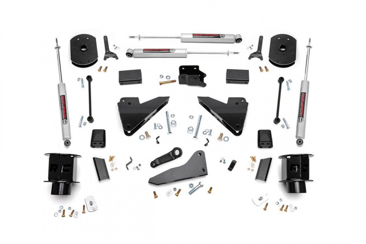 Rough Country 5" Dodge Suspension Lift Kit/Radius Arm Drops For (14-18 Ram 2500 4wd)