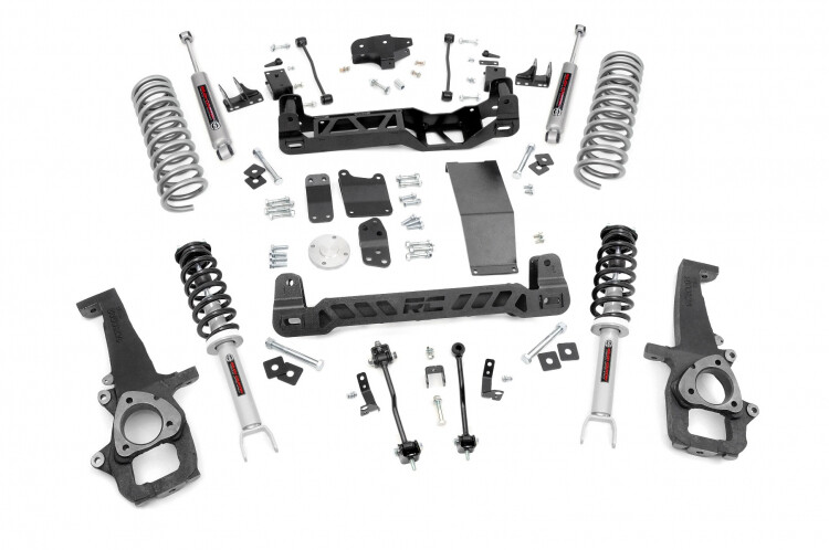 Rough Country 6" Dodge Suspension Lift Kit (09-11 Ram 1500 4WD) With Lifted N2.0 Struts