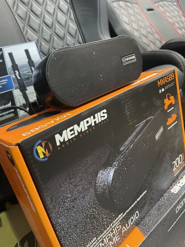 Memphis Audio MXASB9 Powersports amplified 9" sound bar with Bluetooth 200Watts