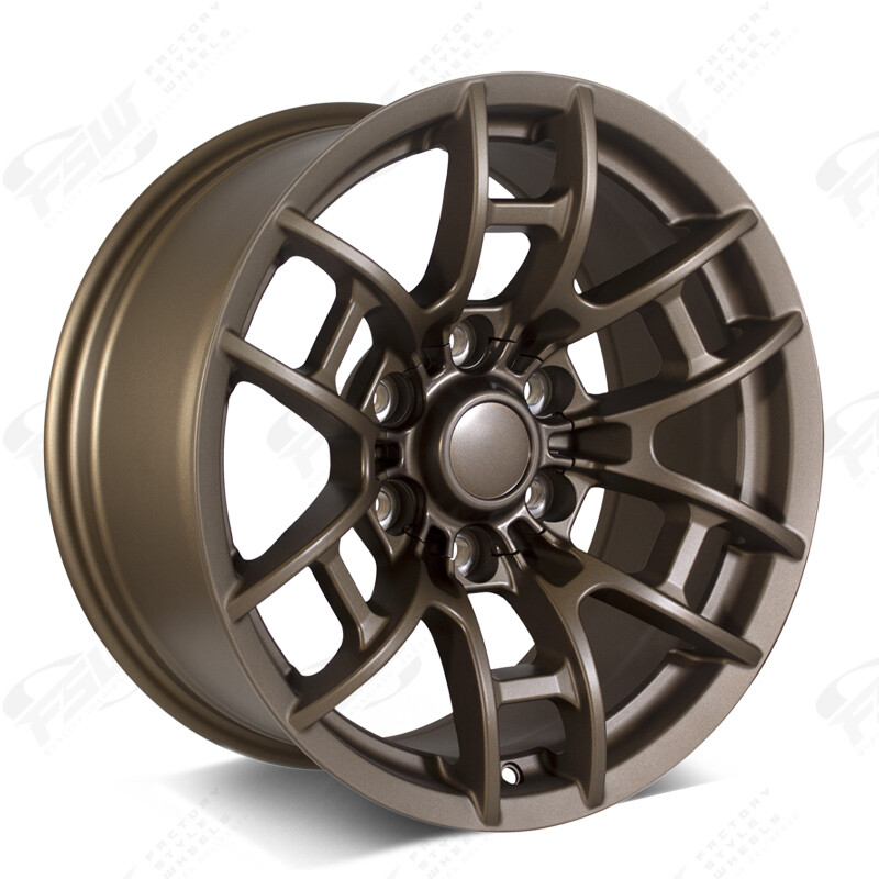TRD Pro Style 2020 - F159 17X8 6X139.7 ET 0mm Matte Bronze (4PC) Wheels