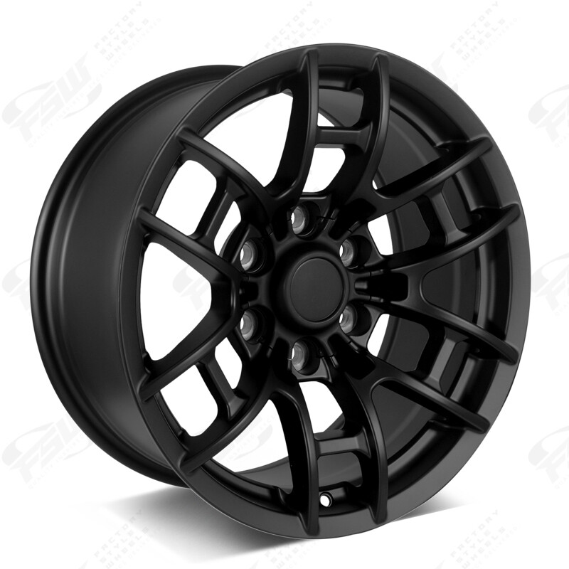 TRD Pro Style 2020 - F158 20x9 6X139.7 ET -12 Satin Black (4PC) Wheels