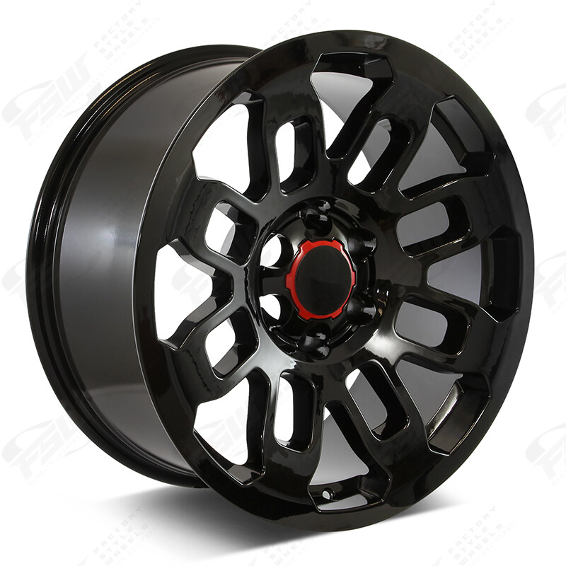 TRD Pro Style - F086 20x9 6X139.7 ET 0mm Gloss Black (4PC) Wheels