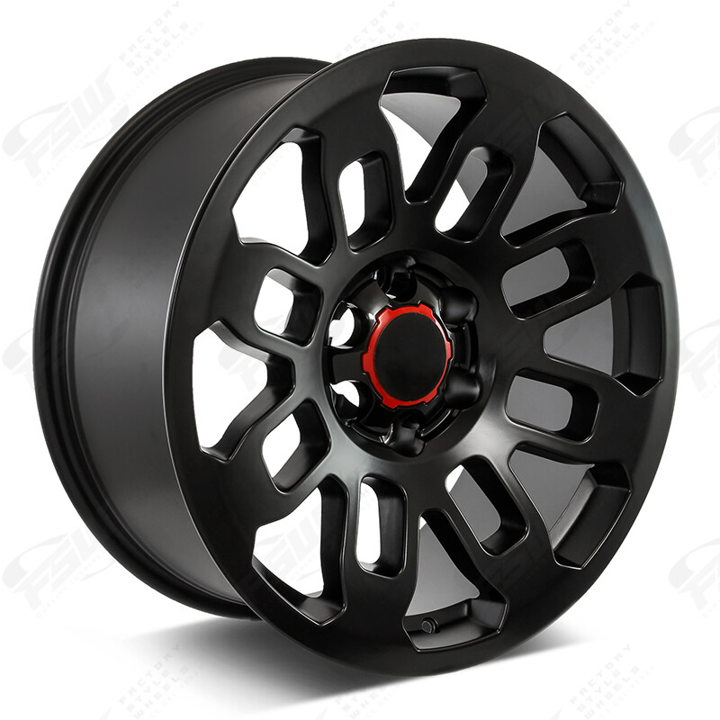 TRD Pro Style - F088 20x9 6X139.7 ET 0mm Satin Black (4PC) Wheels