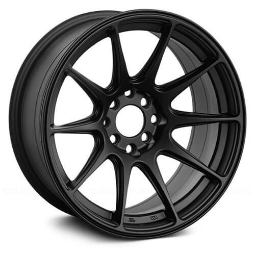 XXR 527 15x8 4x100/4x114.3 +20mm Flat Black Wheel