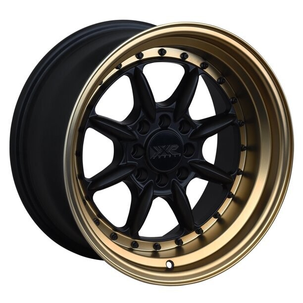 XXR 002.5 16x8 4x100/4x114.3 +0mm Flat Black/Bronze Wheel