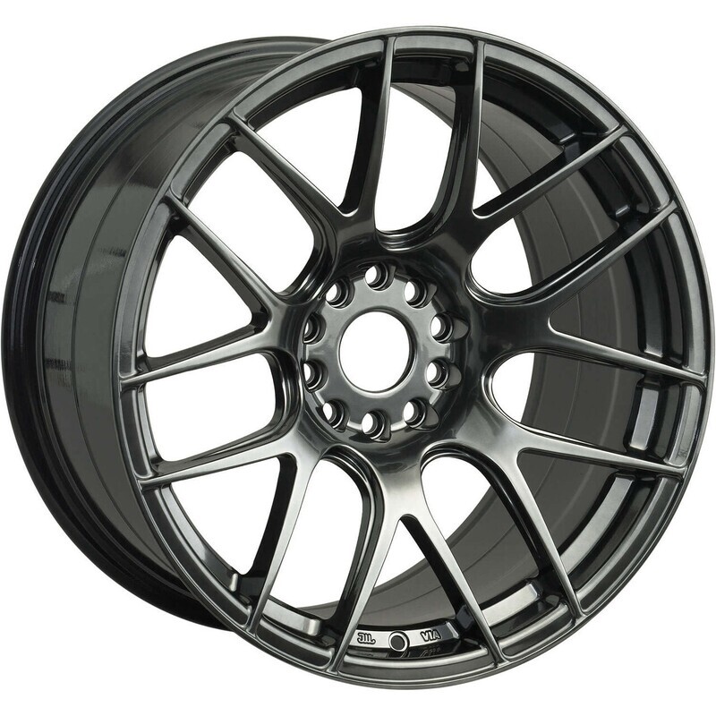 XXR 530 18x8.75 5x112/5x120 +33mm Chromium Black Wheel