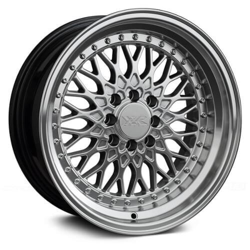 XXR 536 15X8 4x100/4x114.3 +0mm Hyper Silver Wheel
