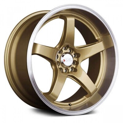 XXR 555 18X8.5 5x100/5x114.3 +35mm Hyper Gold Wheel