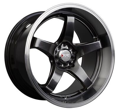 XXR 555 18X8.5 5x100/5x114.3 +25mm Chromium Black Wheel