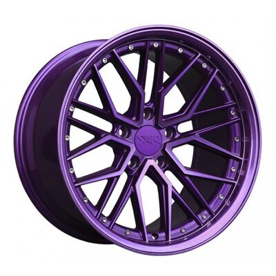 XXR 571 18X10 5x114.3 +25mm Diamond Cut Purple Wheel