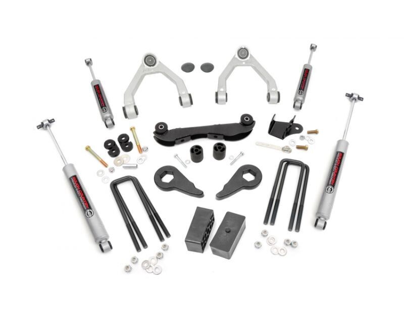 Rough Country 2-3 Inch Suspension Lift Kit (REAR BLOCKS)  For Chevy/Gmc C1500/K1500 Truck/Suv (88-99)