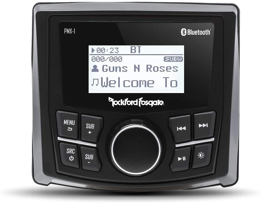 Rockford Fosgate Punch Marine 2.3-inch dot matrix LCD Receiver - PMX-1
