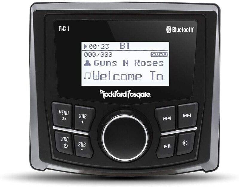 Rockford Fosgate Punch Marine 2.3-inch dot matrix LCD Receiver - PMX-1