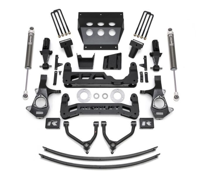 Ready Lift 9" Lift Kit - 2014-2016 GM Silverado / Sierra 1500 - W/ Cast Steel Suspension With Falcon 1.1 Monotube Shocks.