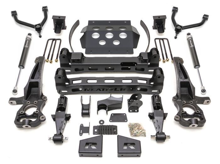 Redy Lift 8" Lift Kit - 2019-2023 GM Silverado / Sierra 1500 - With Falcon 1.1 Monotube Shocks.
