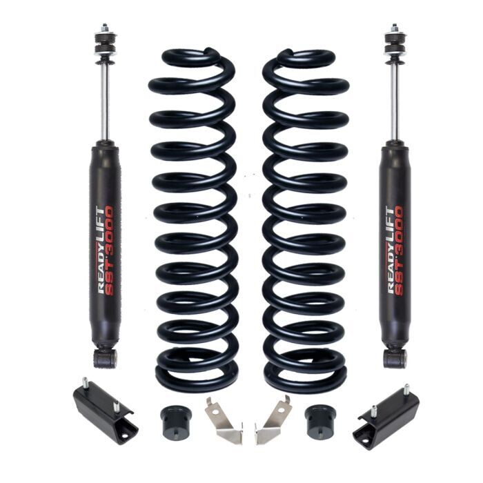 Ready Lift 2.5" Coil Spring Front Lift Kit W/SST3000 Shocks - 2011-2023 Ford Super Duty Diesel 4WD