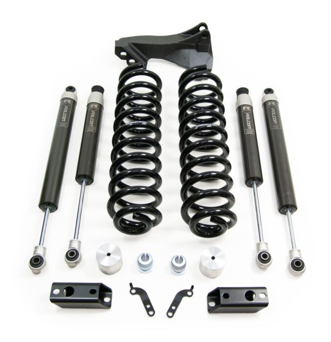 Ready Lift 2.5" COIL Spring Front Lift Kit W/Falcon 1.1 Monotube Shocks Front/Rear - 2020-2023 Ford Super Duty Diesel 4WD