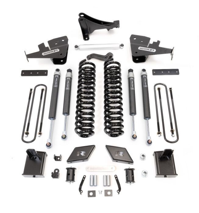 Ready Lift 7" Coil Spring Lift Kit With Falcon Shocks - 2017-2023 Ford Super Duty Diesel F-250 Without Camper Spring Package 4WD