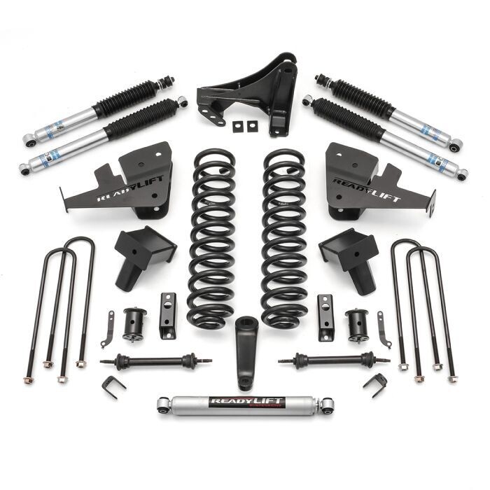 Ready Lift 6.5" Lift Kit W/ Bilstein Shocks - 2017-2023 Ford Super Duty F250/F350 Diesel 4WD (2-PC Drive Shaft Only)