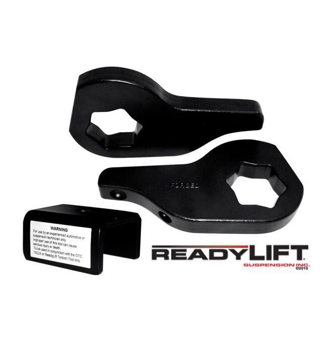 Ready Lift 2'' Leveling Kit W/ Forged Torsion Key - 2002-2005 Dodge Ram 1500 4WD
