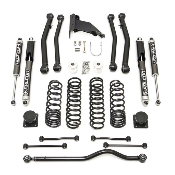 Ready Lift 4" Terrain Flex Max 4-Arm Kit With Falcon 2.1 Shocks For 2020-2023 Jeep JT Gladiator