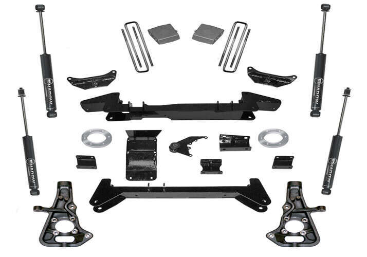Superlift 6" Lift Kit 01-10 Silv/Sierra 2500HD/3500HD 4WD - Knuckle Kit w/ SL Shocks