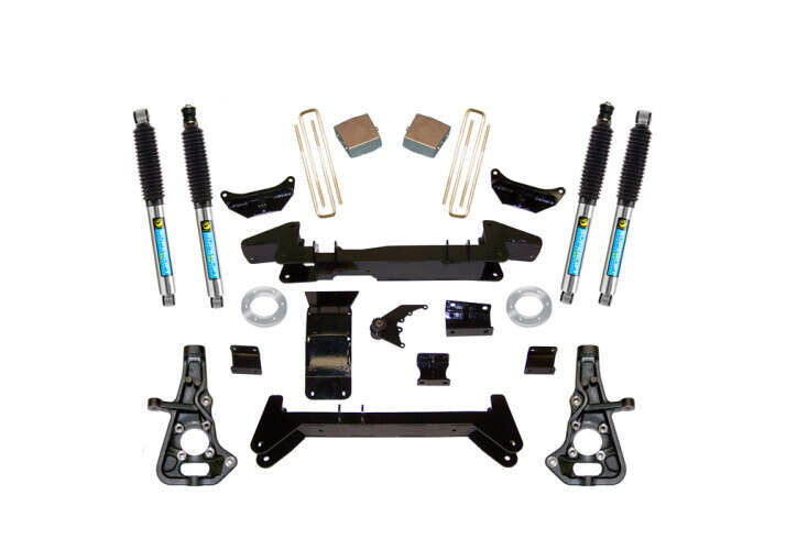 Superlift 6" Lift Kit 01-10 Silv/Sierra 2500HD/3500HD 4WD - Knuckle Kit w/ Bilstein Shocks