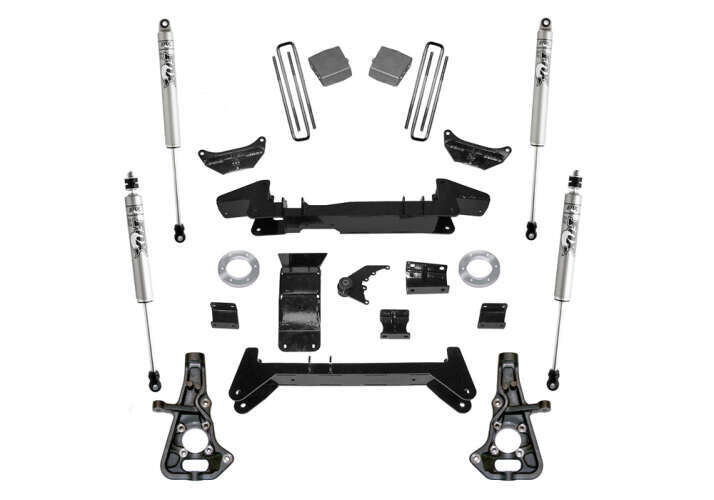 Superlift 6" Lift Kit W/ Fox Shocks 01-10 Silv/Sierra 2500HD/3500HD 4WD