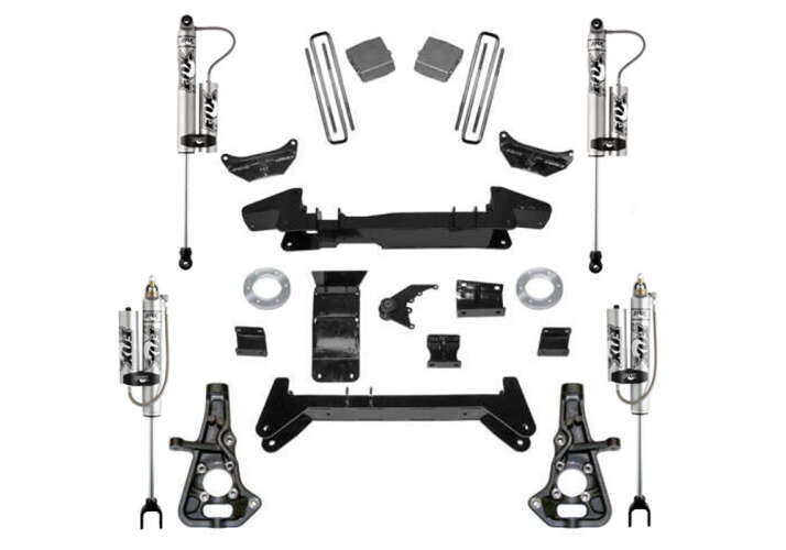 Superlift 6" Lift Kit W/ Fox Reservoir Shocks 01-10 Silv/Sierra 2500HD/3500HD 4WD