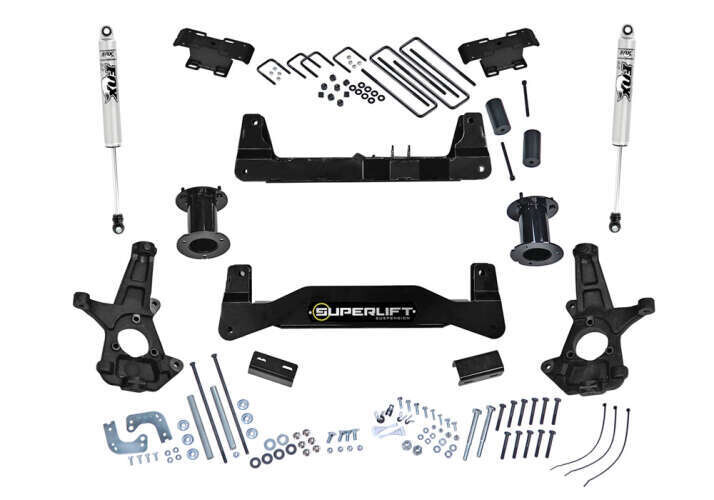 Superlift 6.5" Lift Kit w/ FOX Shocks - 07-16 Silverado/Sierra 1500 2WD