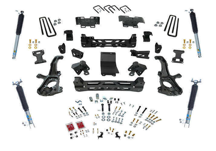 Superlift 6" Lift Kit 20-24 Silverado/Sierra 2500/3500HD 4WD - Knuckle Kit w/ Bilstein Shocks