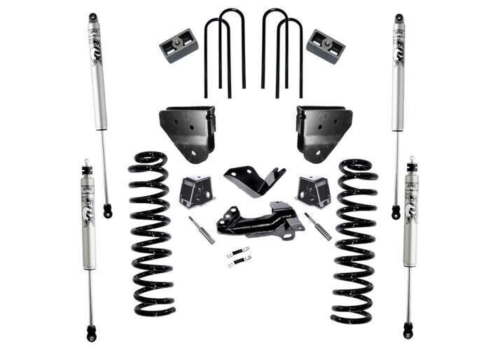 Superlift 4" Lift Kit w/ FOX Shocks 05-07 F250/350 4WD Dsl w/o 4Link Arms w/o Radius Arms