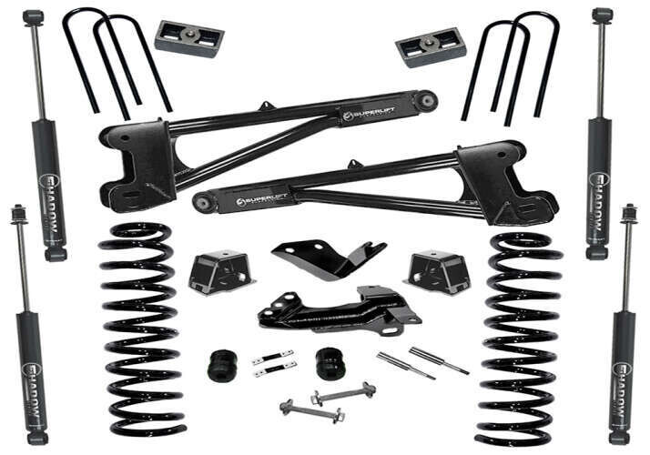 Superlift 4" Lift Kit 05-07 F250/F350 4WD - Diesel w/ Replacement Radius Arms w/ SL Shocks