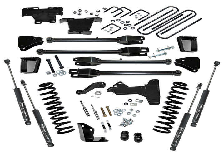 Superlift 6" Lift Kit 05-07 F250/F350 4WD Diesel w 4-Link Conversion & SL Shocks