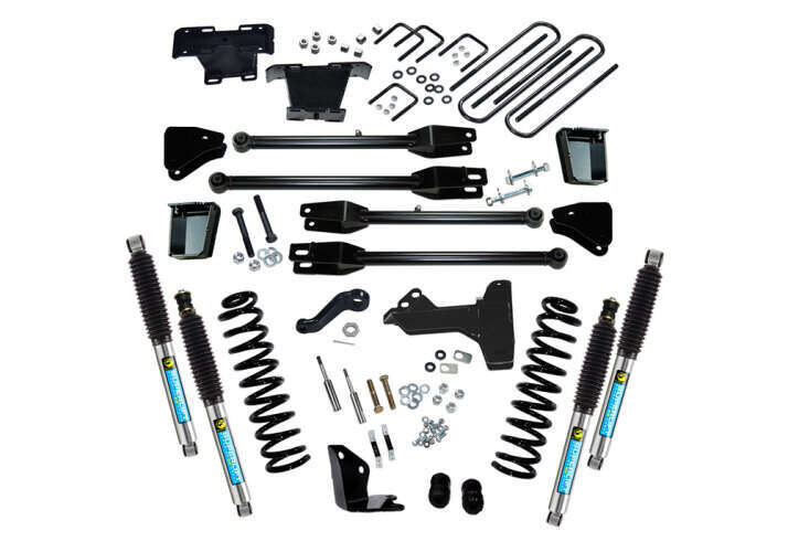 Superlift 6" Lift Kit 05-07 F250/F350 4WD Diesel w 4-Link Conversion & Bilstein Shocks