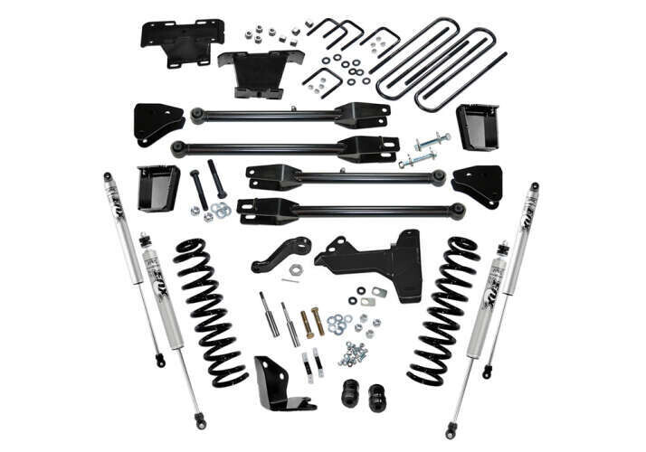 Superlift 6" Lift Kit w/ FOX Shocks 05-07 F250/350 4WD Diesel w/ 4-Link Arms