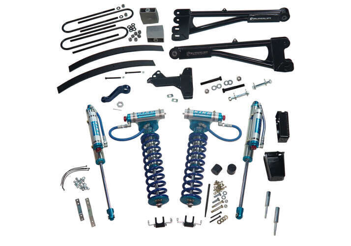 Superlift 8" Lift Kit 05-07 F250/F350 4WD w Rep Radius Arms/King Coilovers/King Rear Shocks