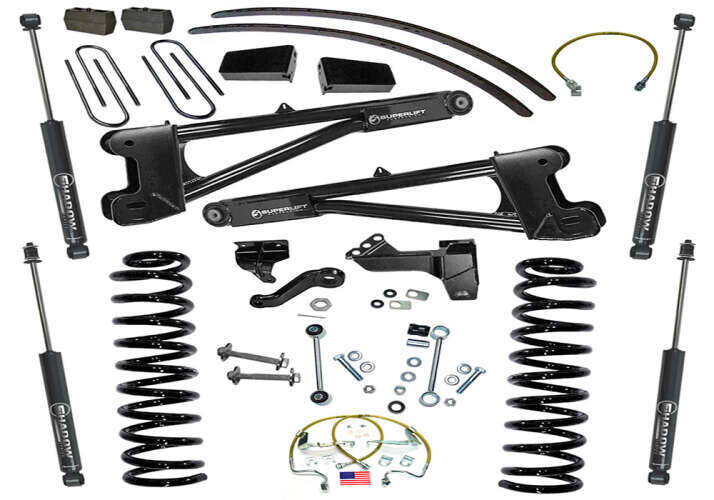Superlift 8" Lift Kit 08-10 F250/F350 4WD - Diesel w/ Replacement Radius Arms / SL Shocks
