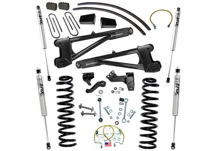 Superlift 8" Lift Kit w/ FOX Shocks 08-10 F250/350 4WD Diesel w/ Radius Arms