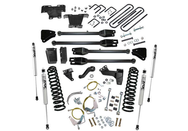 Superlift 6" Lift Kit w/ FOX Shocks 08-10 F250/350 4WD Diesel w/ 4-Link Arms