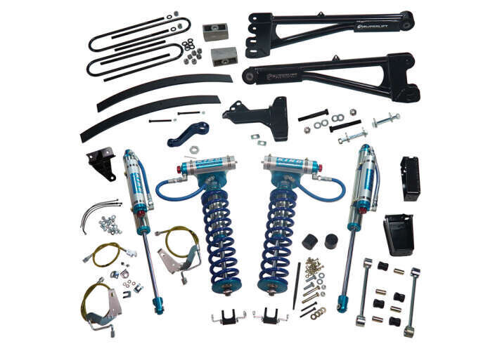 Superlift 6" Lift Kit 08-10 F250/F350 4WD w Rep Radius Arms/King Coilovers/King Rear Shocks